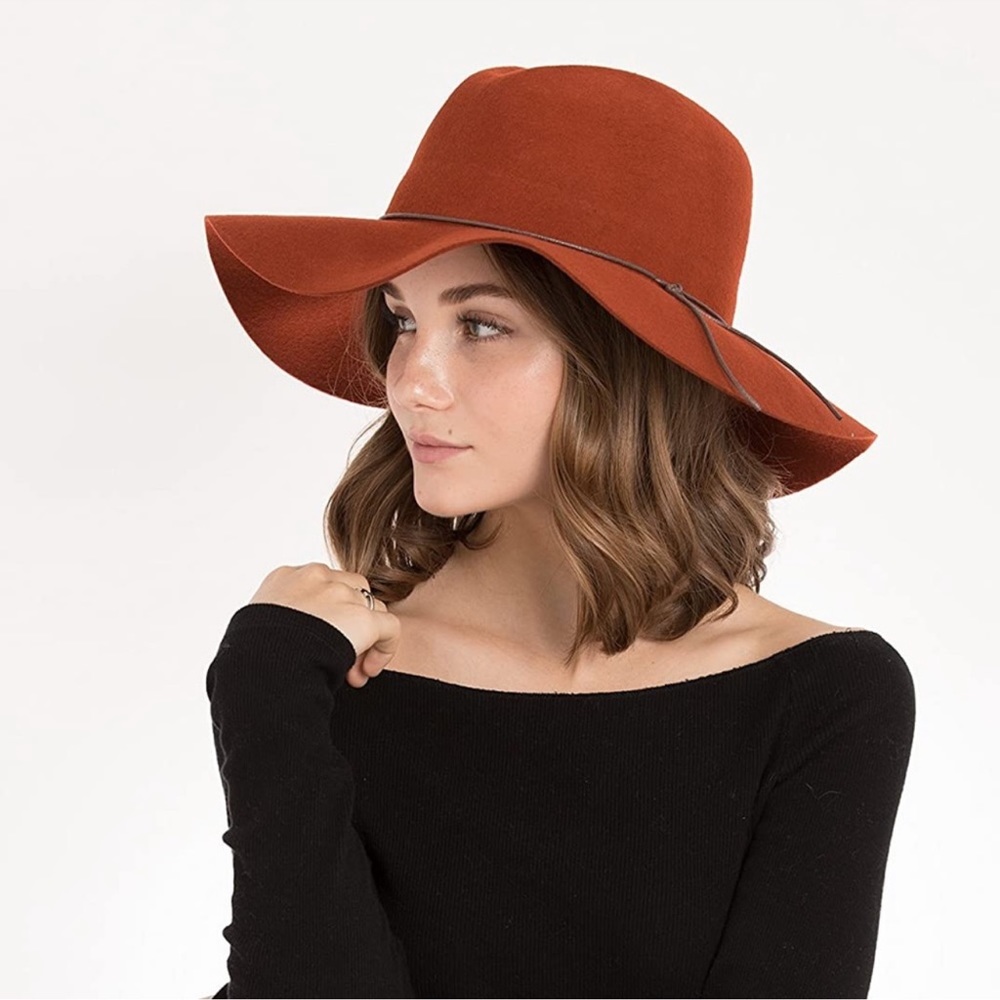 Peter Grimm Burnt Orange Floppy Hat